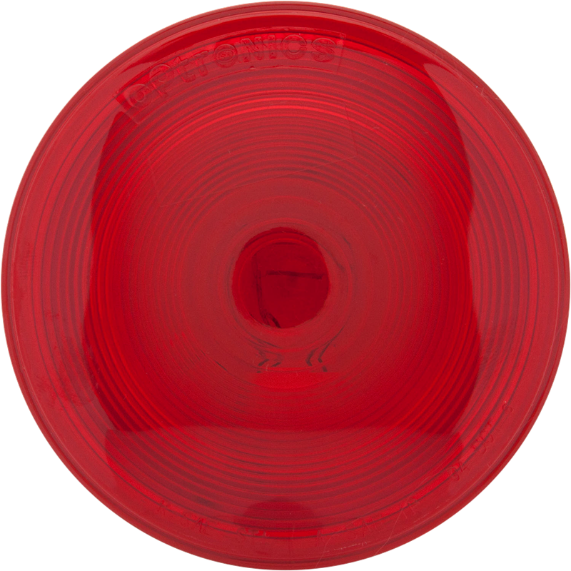 Optronics ST-45RB Red 4 inches Round Incandescent Stop/Turn/Tail Light